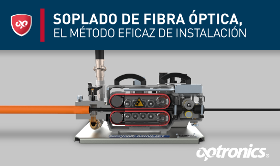 Soplado de fibra óptica